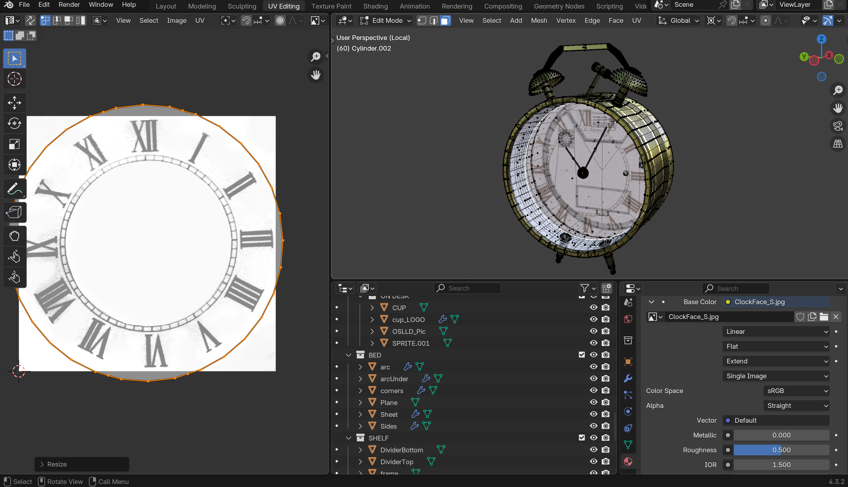 3D Modeling & Design - Professional 3D Clock Model